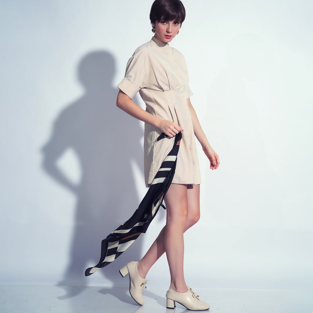 Bunny Pleated Waist Dress