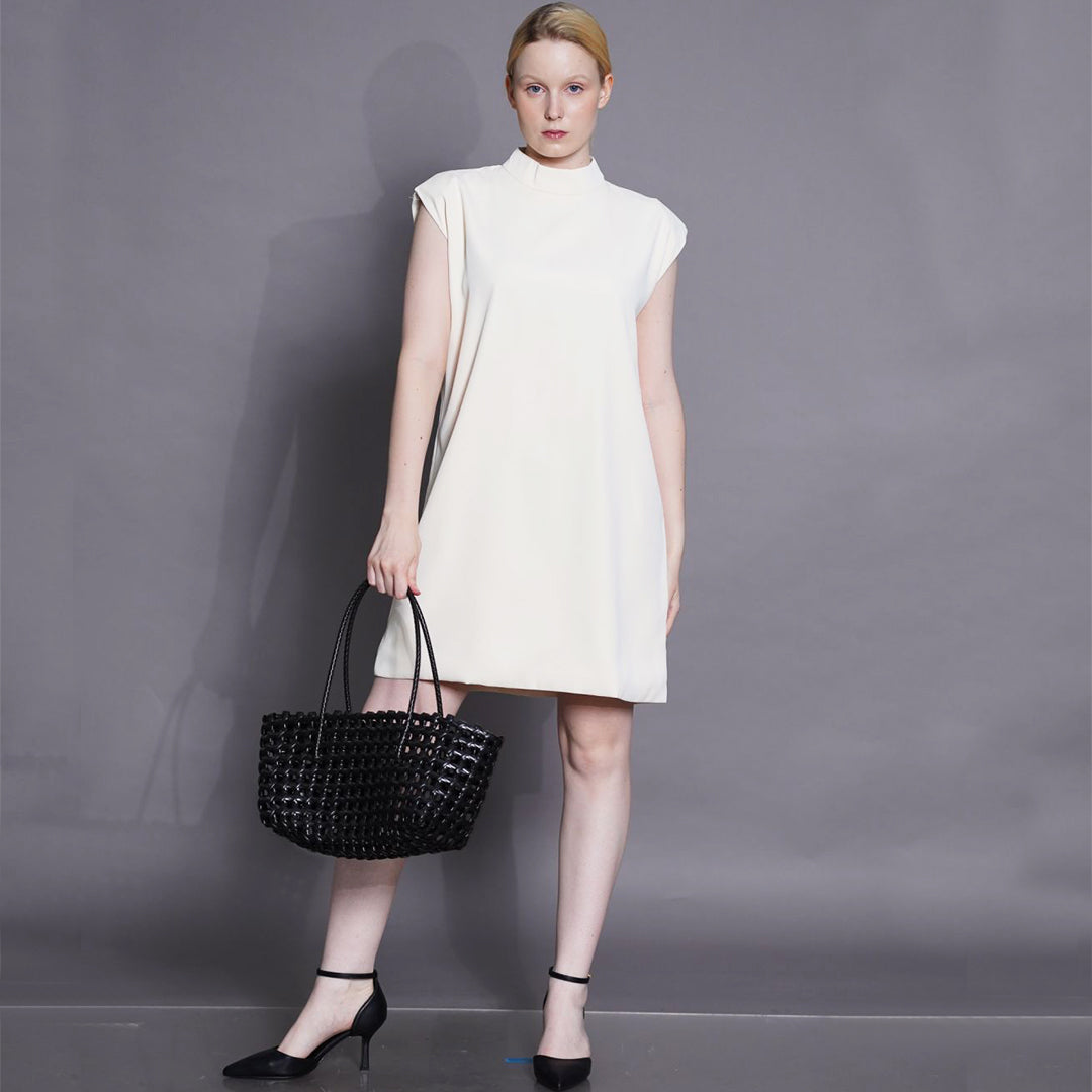 Gianna Cap Sleeve Mock Dress