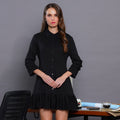 Laryn Noir Ruffle Dress