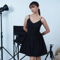 Alina Pleated Flare Dress