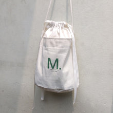 Load image into Gallery viewer, Canvas Drawstring Bucket Bag
