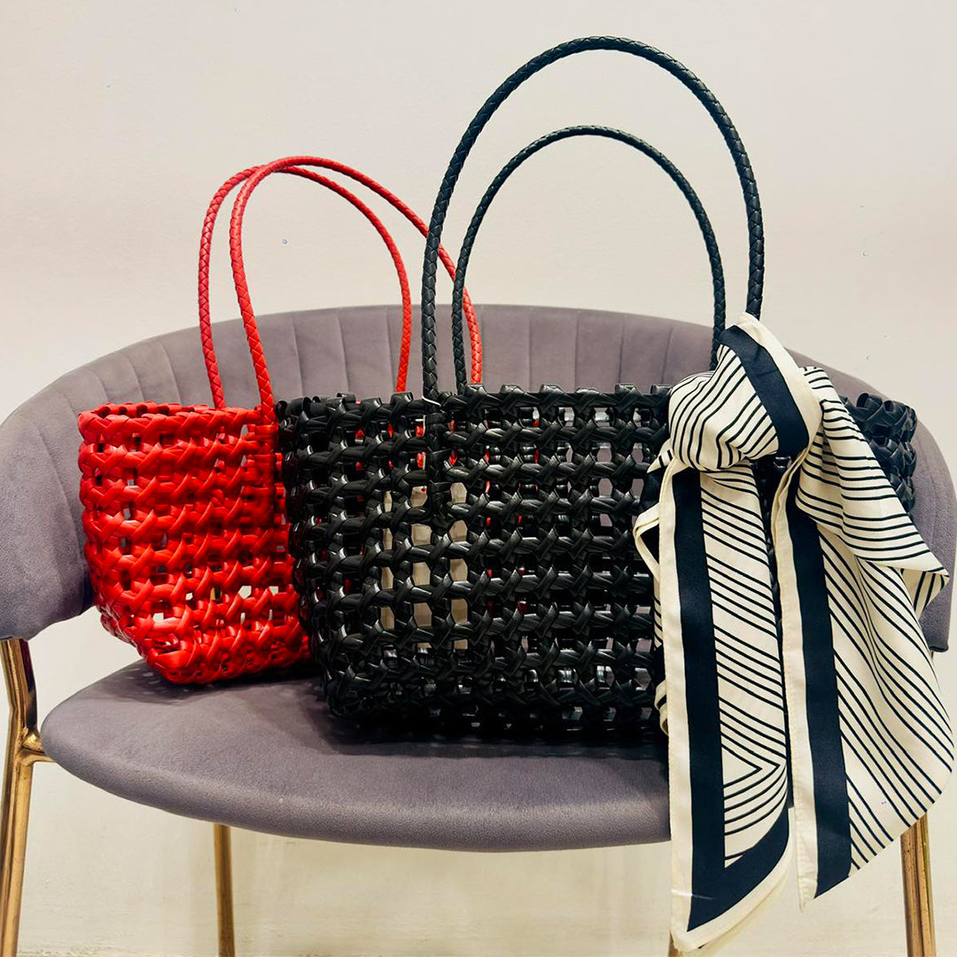 Easton Rubber Rattan Tote Bag