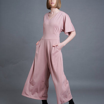 Joie V-neck Wide Leg Jumpsuit