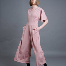 Load image into Gallery viewer, Joie V-neck Wide Leg Jumpsuit
