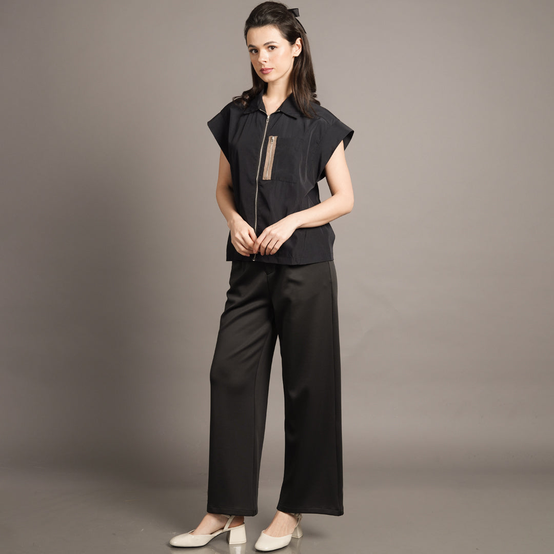 Jerlyn Relaxed Fit Elastic Waist Pants