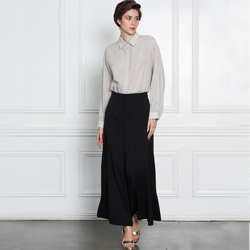 Gwean Icon High-Waist Wide-Leg