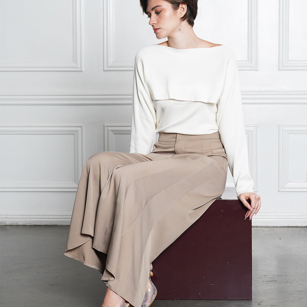 Gwean Icon High-Waist Wide-Leg