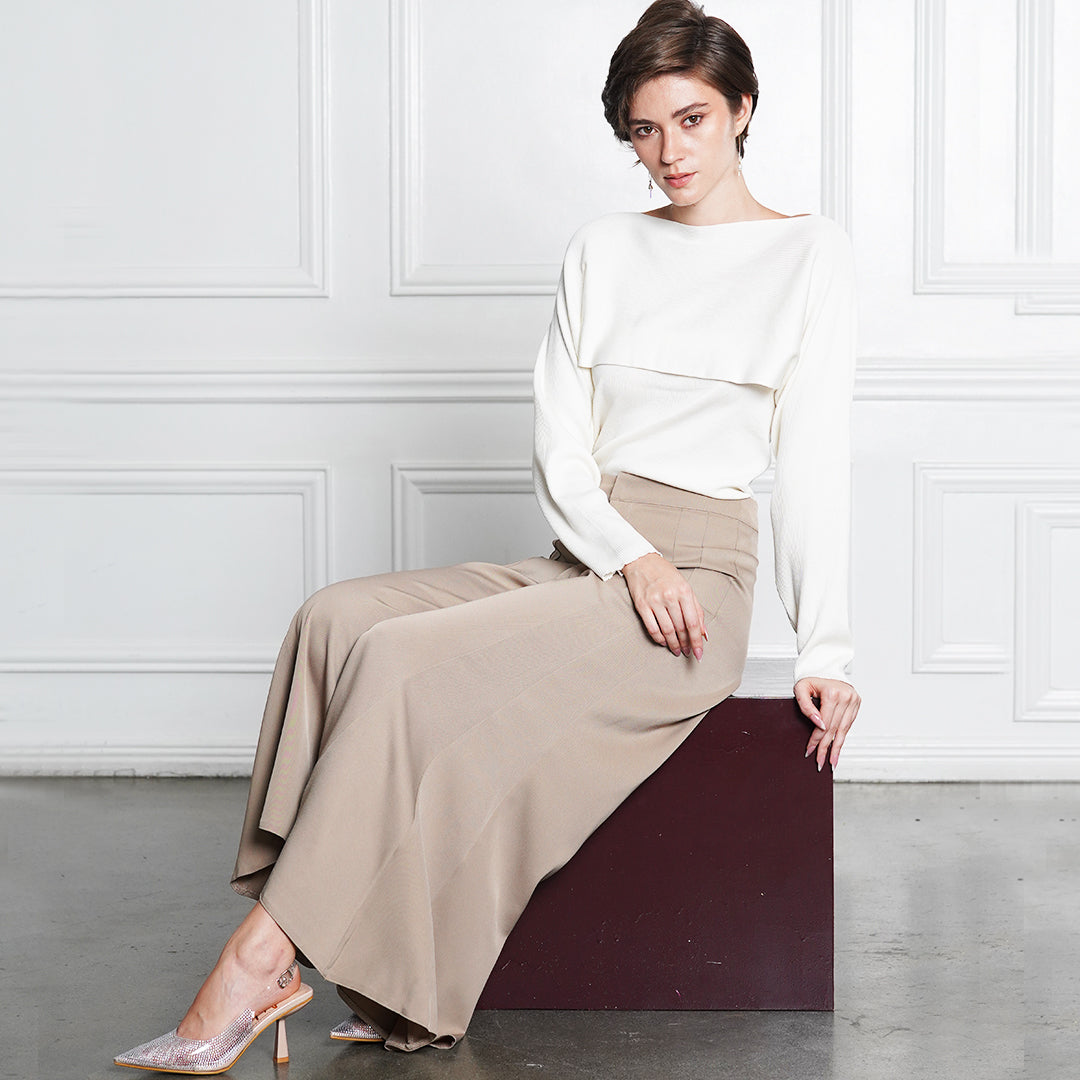 Gwean Icon High-Waist Wide-Leg