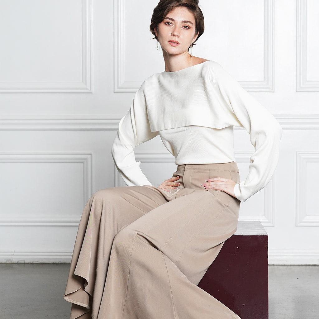 Gwean Icon High-Waist Wide-Leg