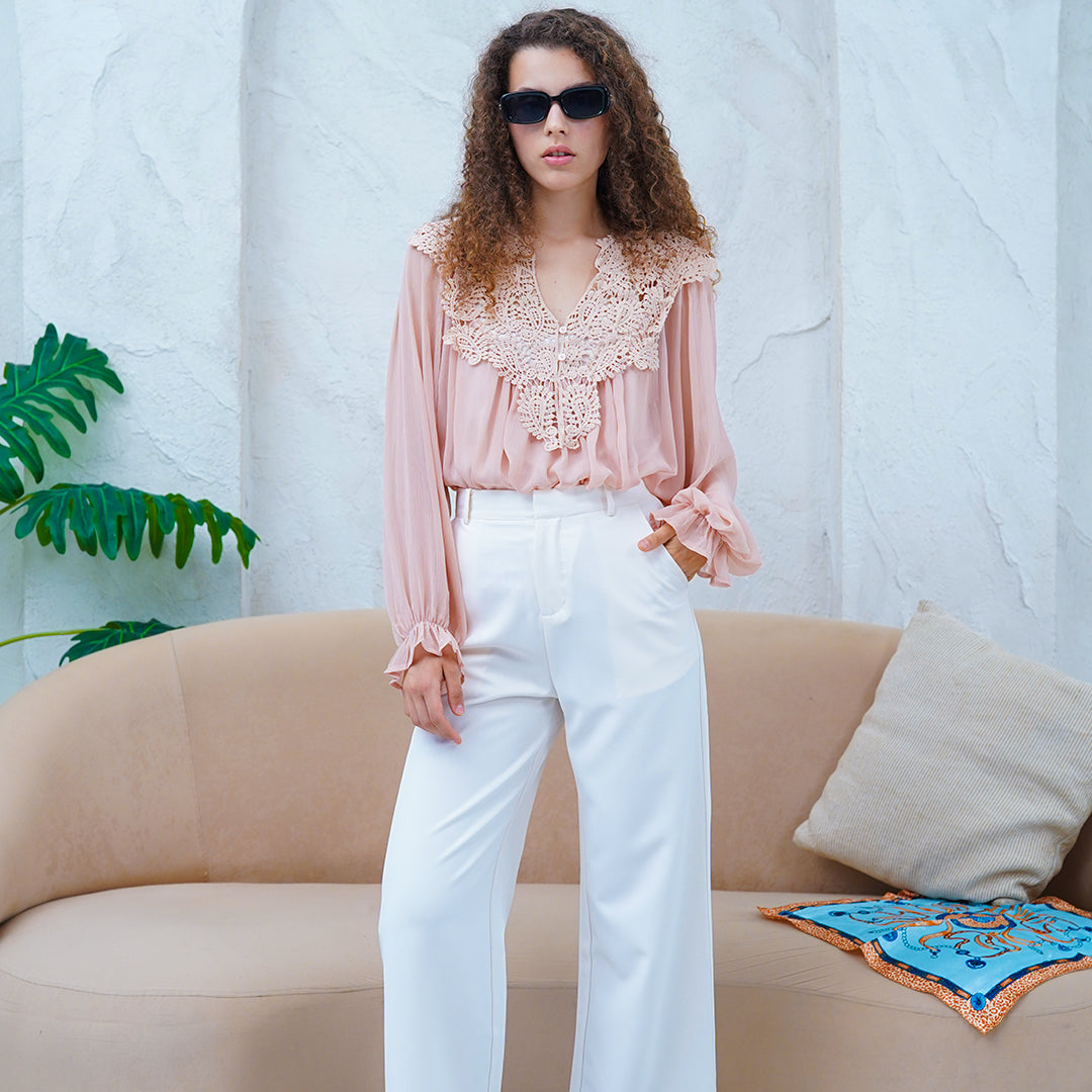 Fhem High-Waist Wide Leg Trouser