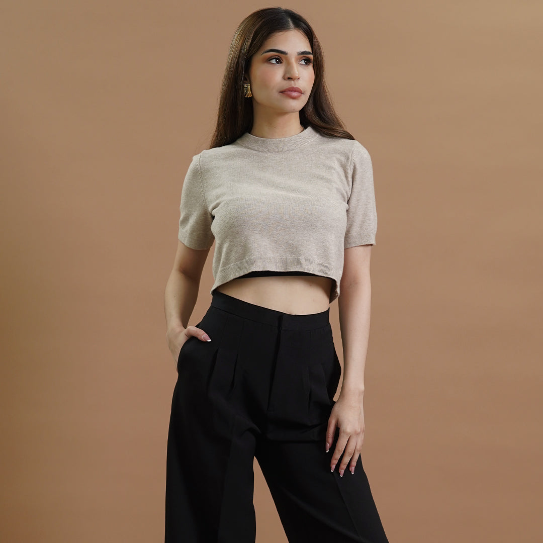 Ivee Tailored Straight-Leg Slanted Pocket Trousers