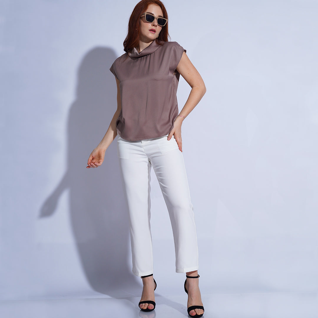 Jazzle Slim Straight Cut Pants