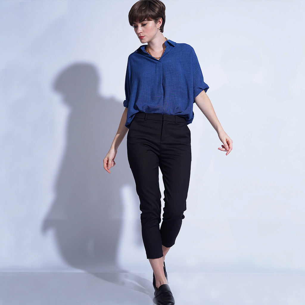 Crizelle Slim-fit, ankle-length trousers