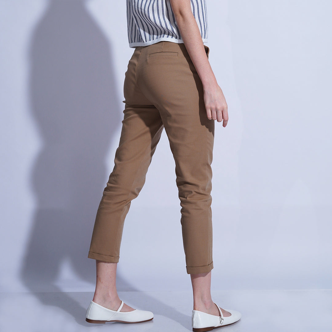 Crizelle Slim-fit, ankle-length trousers