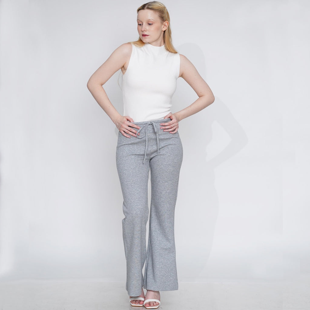 Esiah Drawstring Flared Sweatpants