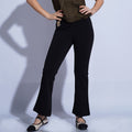 Delia High Waist Semi Flared Pants