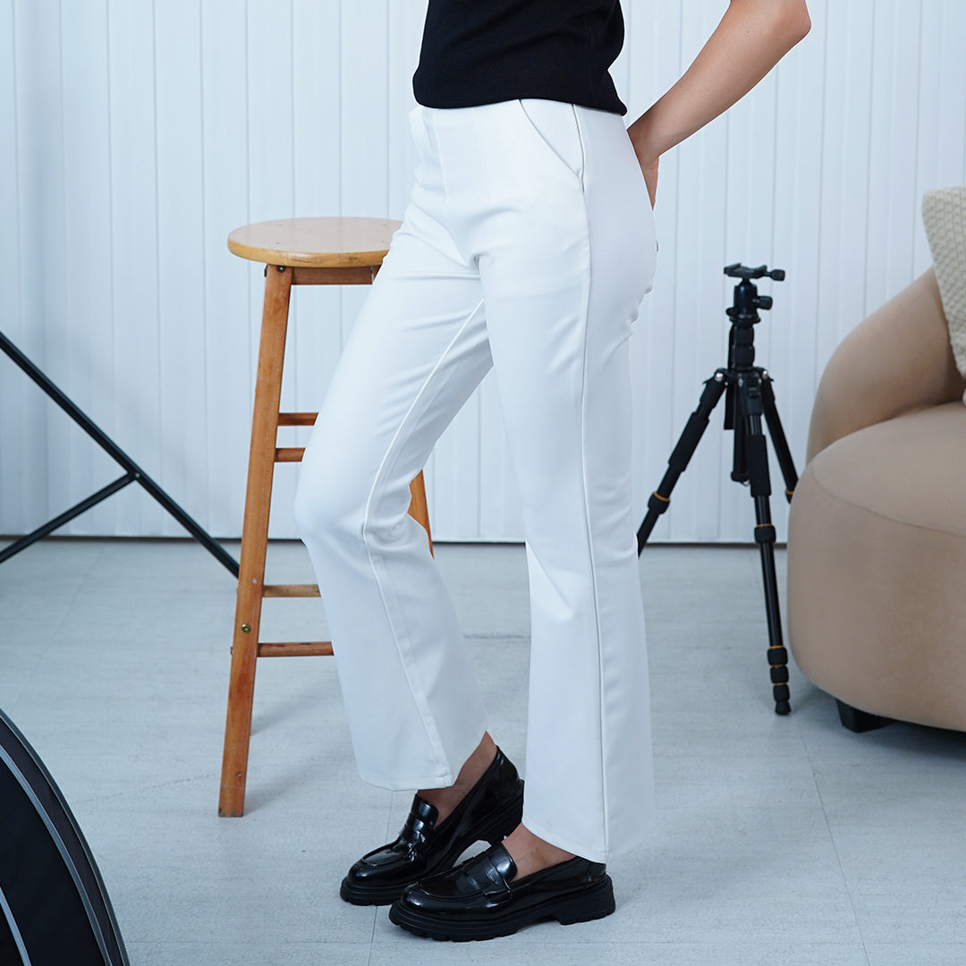 Darcy High Rise Waist Fluid Wide Leg Cut Pants