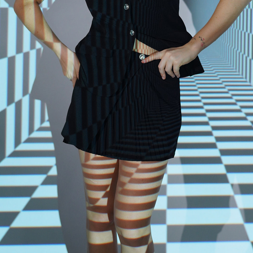 Bella Pleated mini Skirt