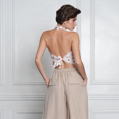 Jennie Scarf Halter Top with Ring