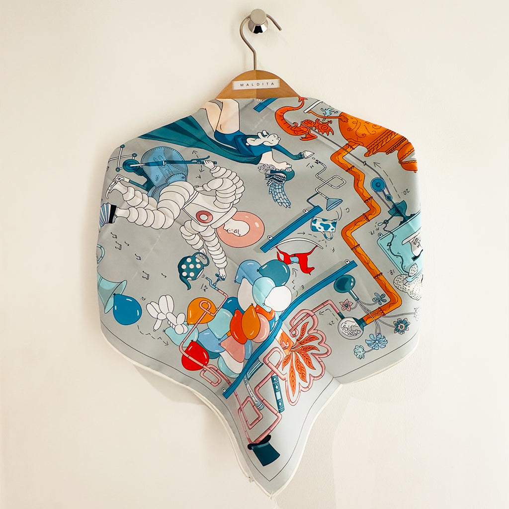 Evan Safari Chic Square Scarf