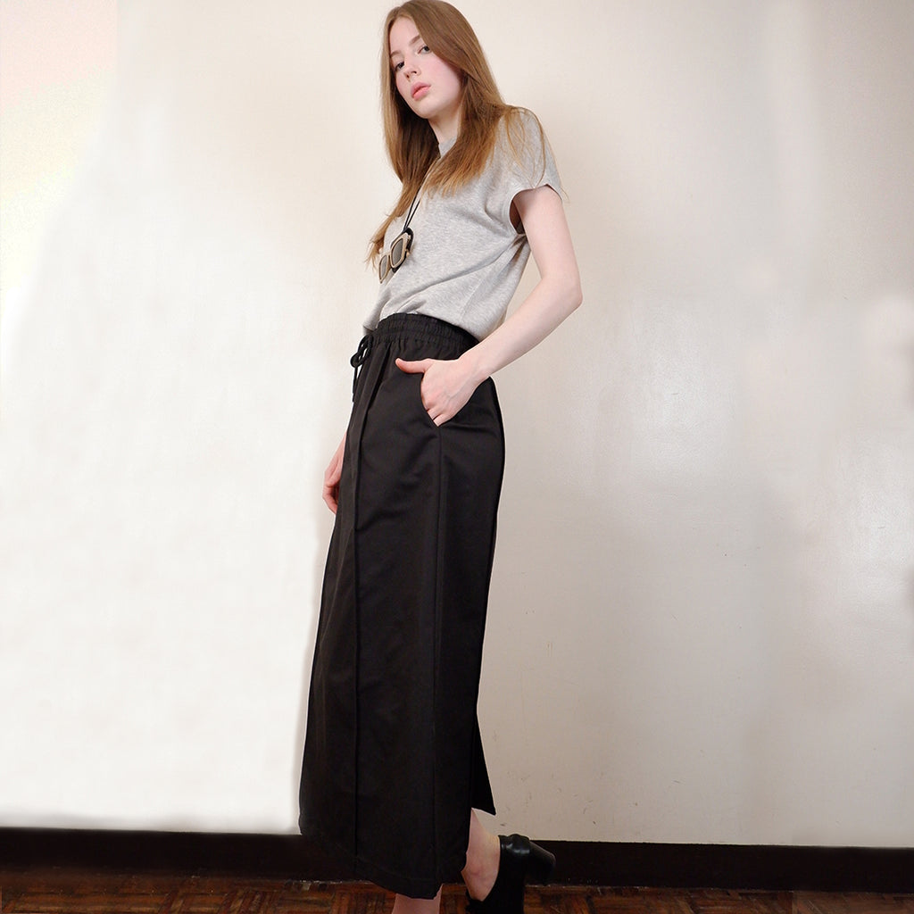 Elena High-Waisted Midi Skirt