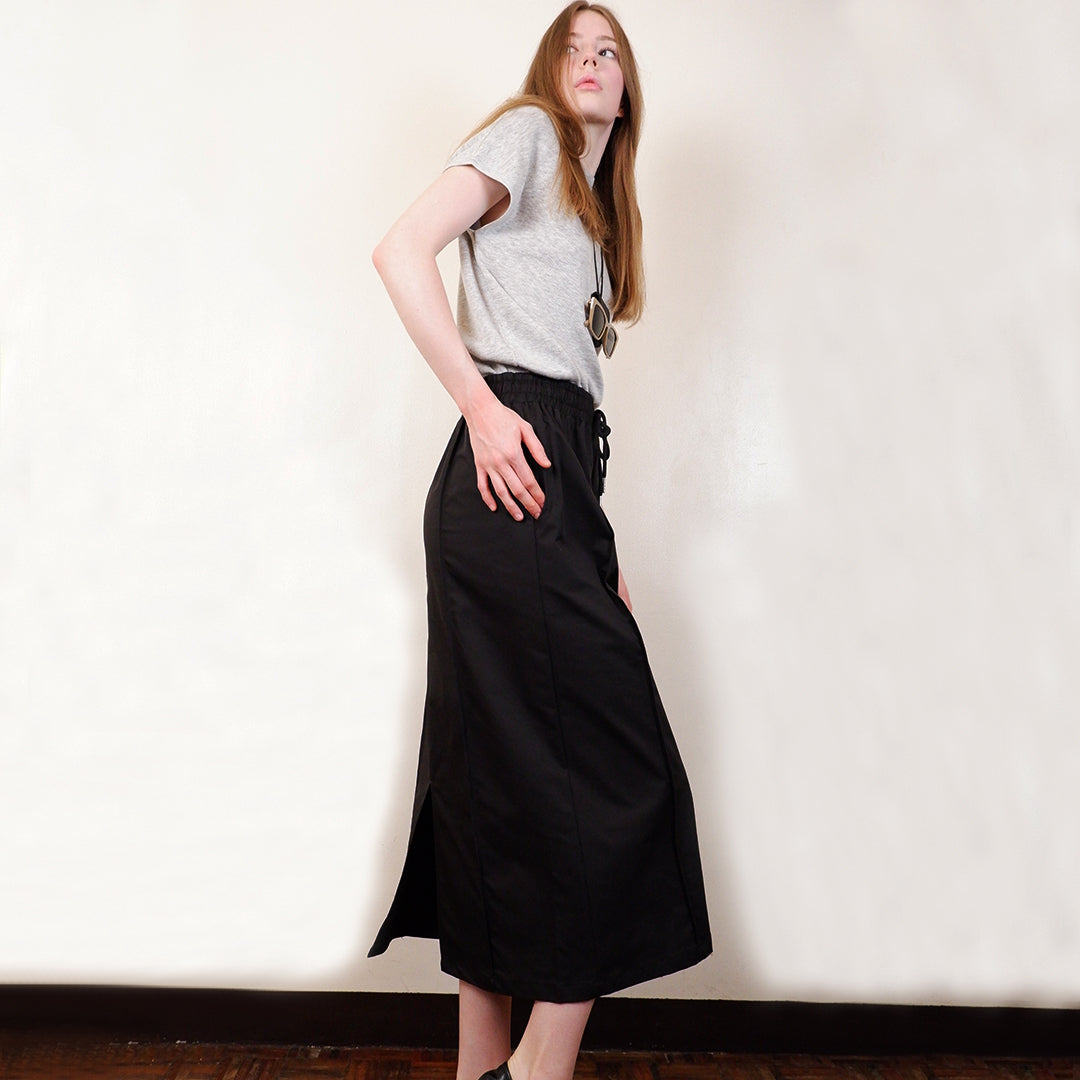 Elena High-Waisted Midi Skirt