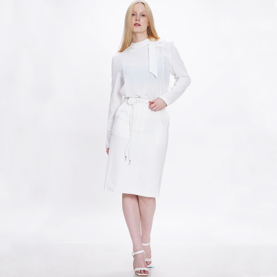 Genie High-Waisted Pencil Skirt