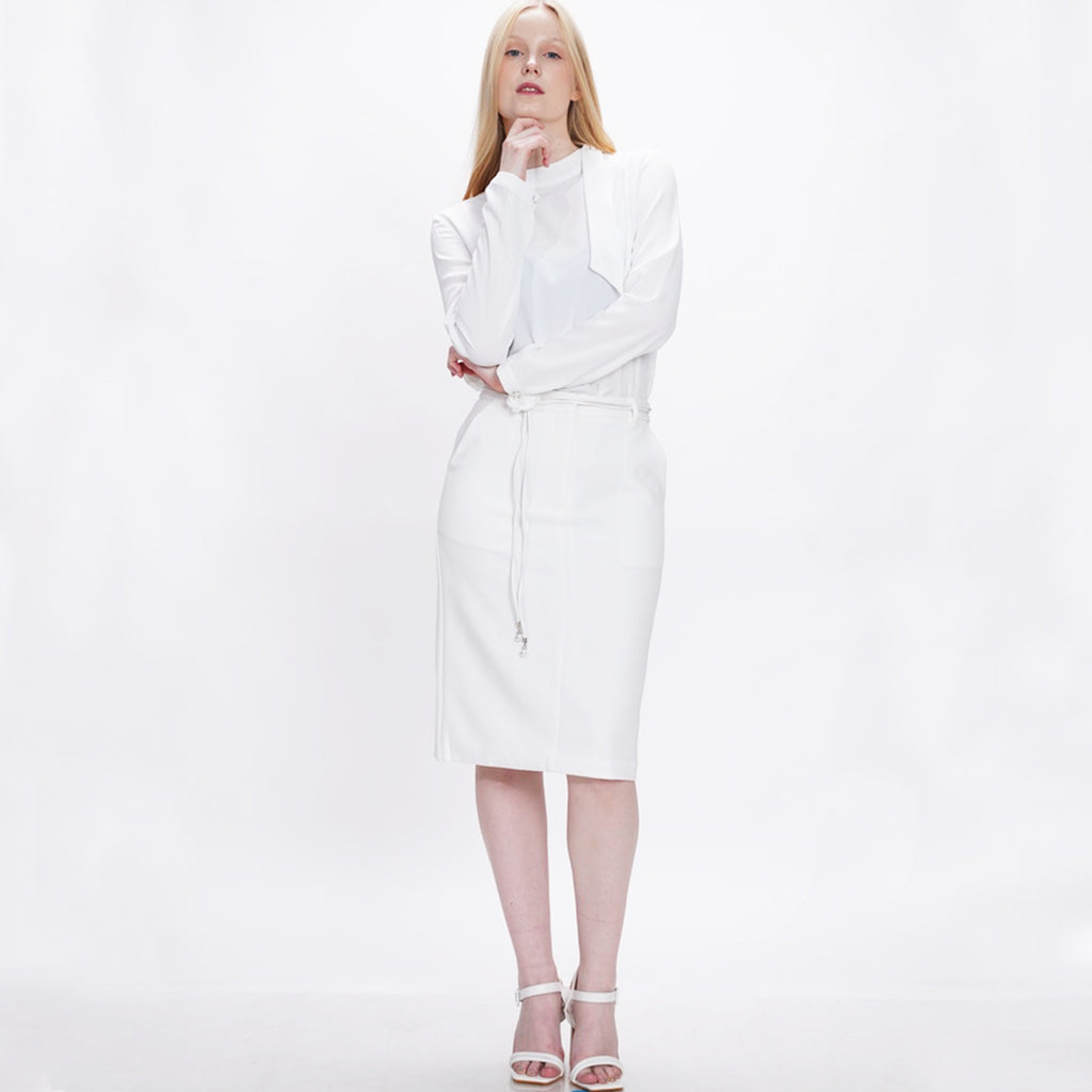 Genie High-Waisted Pencil Skirt
