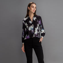 Load image into Gallery viewer, Elina Collarless Printed Blouse
