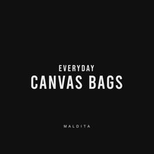 Load and play video in Gallery viewer, Canvas Everyday Shopper Bag
