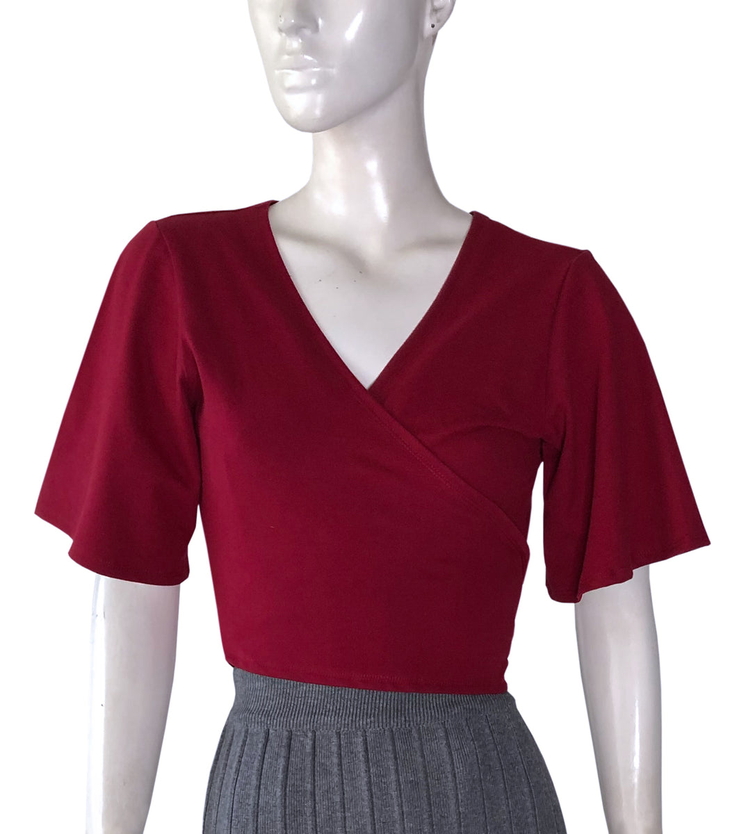 Beth Bolero Wrap Top