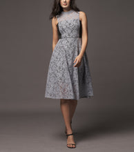 Load image into Gallery viewer, Leah Midi A-Line Lace Dress
